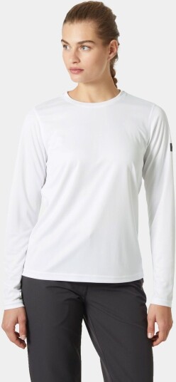 Helly Hansen HH Tech Crew Long Sleeve 2.0 Dame Hvit XL
