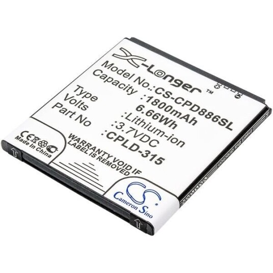 Vodafone Smart 4G batteri (1800 mAh 3.7 V)