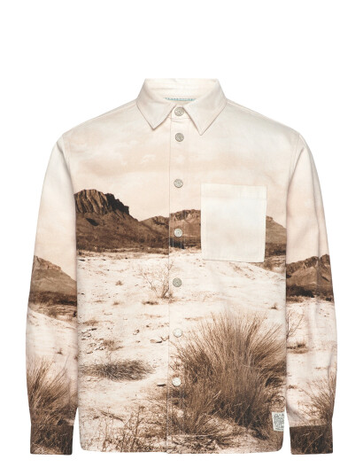 Scotch & Soda Scenery Overshirt Cream XL