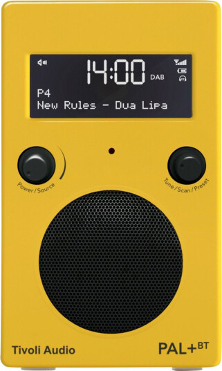 Tivoli Audio PAL+BT DAB+Bluetooth Gul