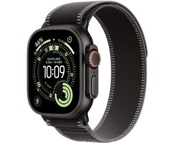 Apple Watch Ultra 3 GPS + Cellular 49mm Black Titanium Case with Black/Charcoal Trail Loop S/M Apple Watch Ultra 3 GPS + Cellular 49mm Black Titanium Case with Black/Charcoal Trail Loop S/M