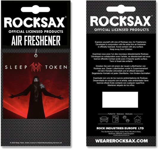 Rocksax Sleep Token Red Air Freshener Vanilla 78990079