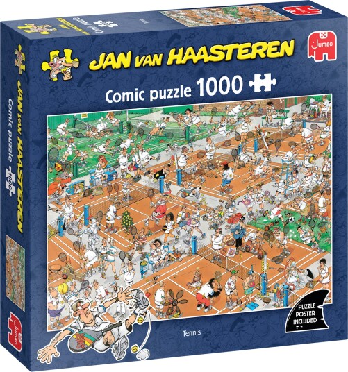 Jan van Haasteren The Tennis Court Puslespill 1000 Brikker Jan van Haasteren The Tennis Court Puslespill 1000 Brikker