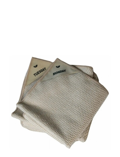 Klud Klud Premium Ugedagsklude Karklude - Cream - 30X30CM Klud Klud Premium Ugedagsklude Karklude - Cream - 30X30CM