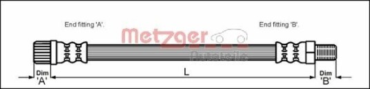 Bremseslange METZGER 4113259 Bremseslange METZGER 4113259