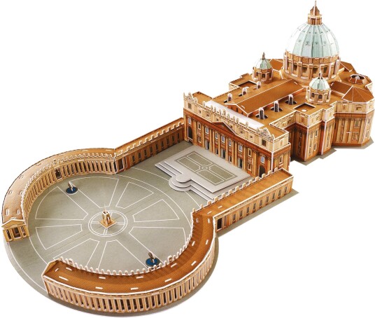 Small Foot 3D Puslespill   144 deler   Peterskirken i Roma