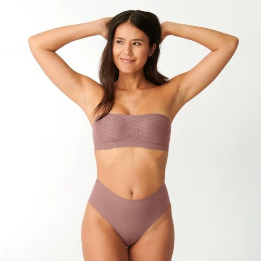 Sloggi Truser ZERO Feel Lace 2.0 Hipster Lysbrun X-Small Dame Sloggi Truser ZERO Feel Lace 2.0 Hipster Lysbrun X-Small Dame