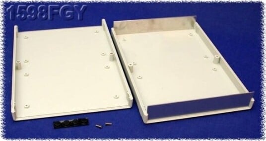 Hammond Electronics 1598Fgy Instrumentskap 250 X 160 X 40 Abs Grå 1 Stk