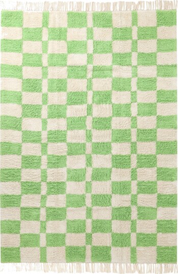 Ryetepper Maranello Natural Cotton Shaggy grønn Størrelse: 200 x 290 cm