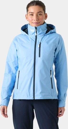 Helly Hansen Crew Mellomlags Seilerjakke Med Hette 2.0 Dame Blå L