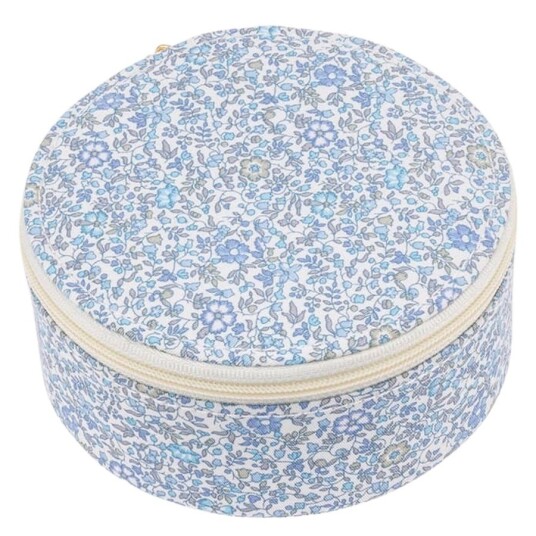 Bon Dep Jewelry Box Round MW Liberty Katie And Millie Light Blue