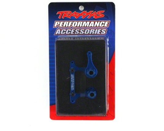 Traxxas 3743A Aluminum Steering Bellcranks Blue Rustler Traxxas 3743A Aluminum Steering Bellcranks Blue Rustler