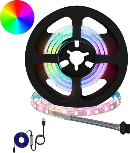 vidaXL LED Stripe 12 stk. Svart og gjennomsiktig Kobber og plast
