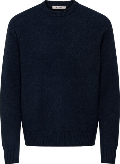 ONLY & SONS Onsjames Rlx Crew Knit Noos Navy M ONLY & SONS Onsjames Rlx Crew Knit Noos Navy M