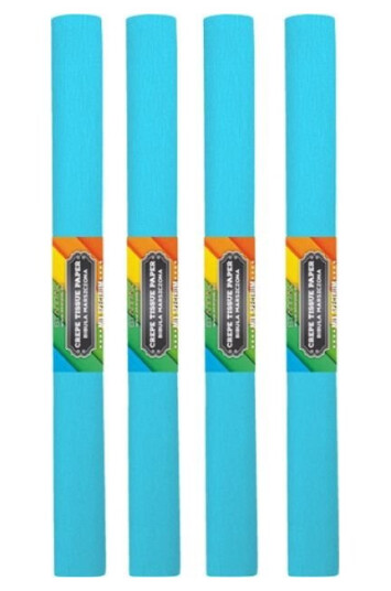 Starpak Bibuła Marszczona 50X200cm Błękitna Jasna 10Szt. Starpak Bibuła Marszczona 50X200cm Błękitna Jasna 10Szt.