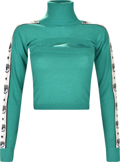 Chiara Ferragni Collection Dame Strikkevarer Grønn L,
