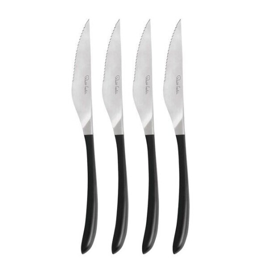 Robert Welch Contour Noir biffkniv 4 stk