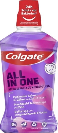 Colgate munnvann All In One 500 ml. Colgate munnvann All In One 500 ml.