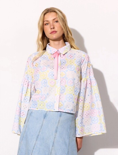 Hunkøn Lana Shirt Multi/patterned L Hunkøn Lana Shirt Multi/patterned L