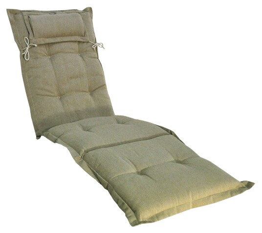 Fritab Dekkstolpute Beigetekstur Canyon med nakkepute Beige Fritab Dekkstolpute Beigetekstur Canyon med nakkepute Beige