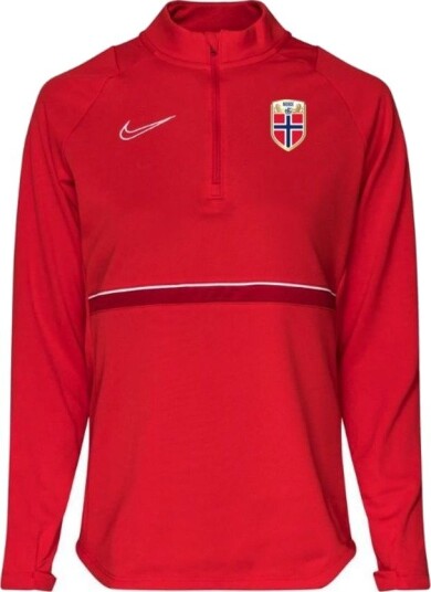 Nike Treningsskjorte Academy 21 Drill Top Rød/Hvit Kvinner størrelse Large