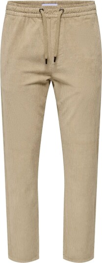 ONLY & SONS Onslinus Tap Corduroy 0185 Pant Noos   CHINCHILLA   XXL