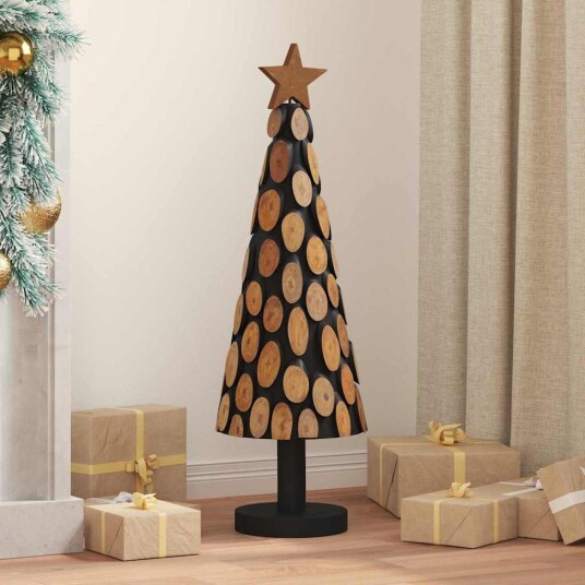  Juletre med stativ Brun 90 cm Heltre teak