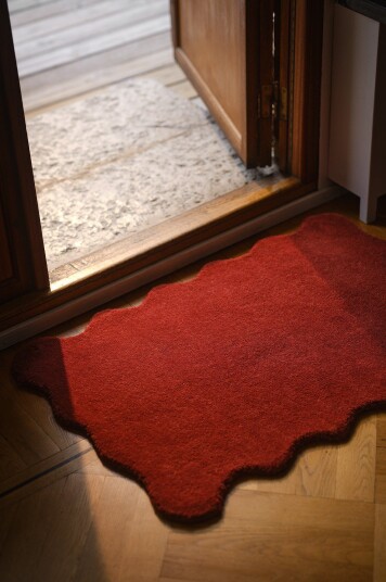 Jotex Dørmatte i Ull 60x90 Cm Bomull/Ull rust VIVI 21700010247