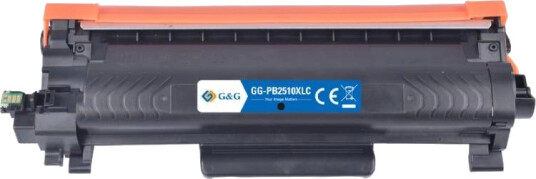 TB Toner TN2510XL Sort Ekstra Høykapasitet (6.000 sider) erstatter Brother TN-2510XL TB Premium toner