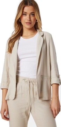 VERO MODA Vmjesmilo 3/4 loose blazer Silver Lining S