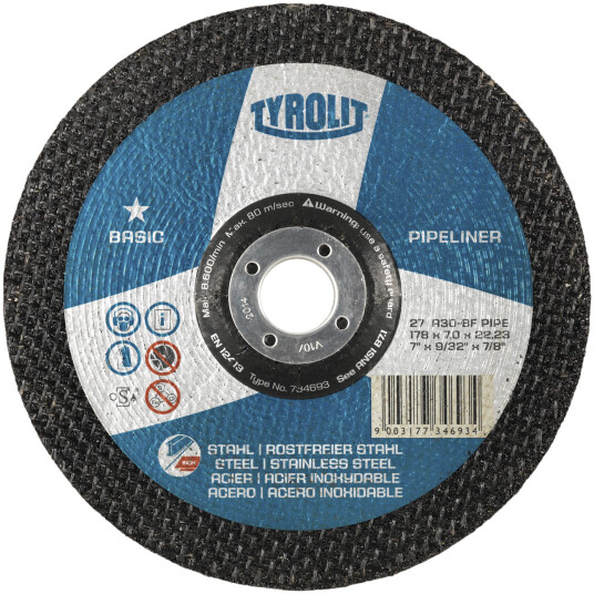 Skrubbskive Basic 27C ø230Ã7 A30T-BFPIPE