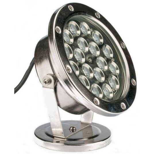 LED spot metall 12 W varmhvit