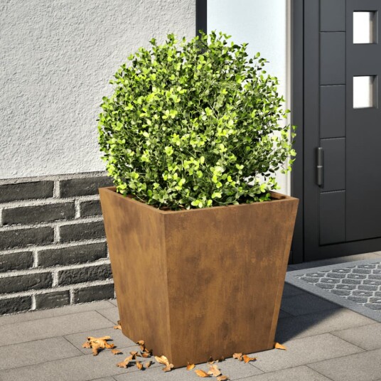 Plantekasse 40x40x40 cm cortenstål