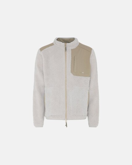 Dovre Teddy fleece jakke polyester beige Dovre Teddy fleece jakke polyester beige