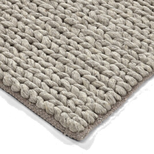 Ullteppe Talvia Braided Wool grå Størrelse: 80 x 150 cm