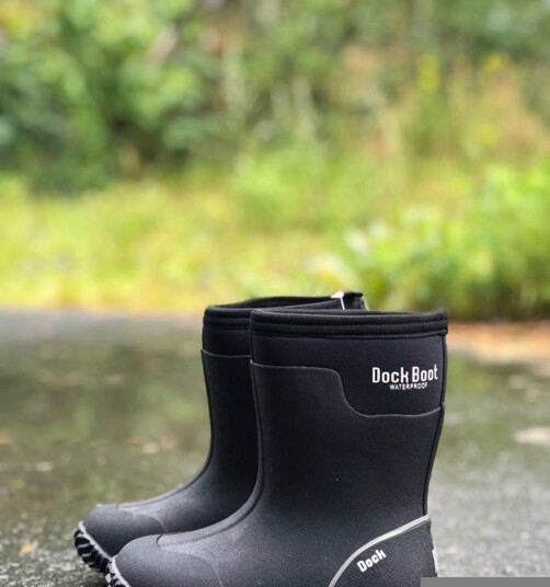 Sort Dock Boot Støvel Lista (39)
