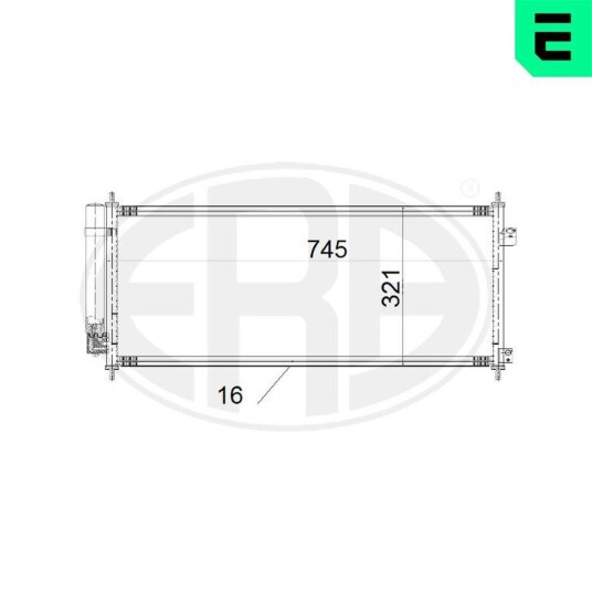 Kondensator ERA 667199 Kondensator ERA 667199