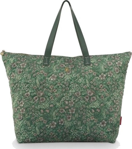 Pip Studio Pip Studio Tilda Totebag L Quilt Green Pip Studio Pip Studio Tilda Totebag L Quilt Green
