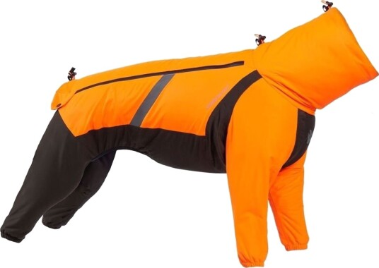 Non-stop Dogwear Fjord Hundeoverall Regnjakke Oransje 40 cm