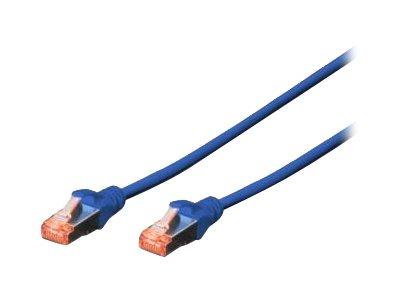 Digitus Patch Cable - koblingskabel - 3 m - blå, RAL 5017