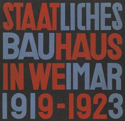 State Bauhaus In Weimar 1919-1923 (Facsimile Edition)