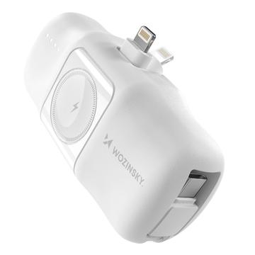 Wozinsky Mini Powerbank"as Wf16 C Laidu Ir Apple Watch Įkrovikliu - Baltas Wozinsky Mini Powerbank"as Wf16 C Laidu Ir Apple Watch Įkrovikliu - Baltas