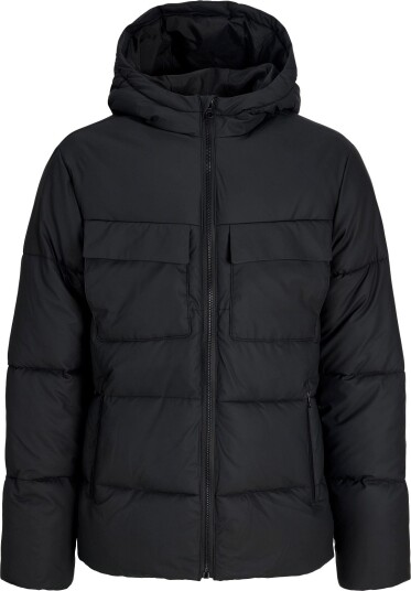 Jack & Jones Jcofusion Pu Puffer Jacket Jnr BLACK 140
