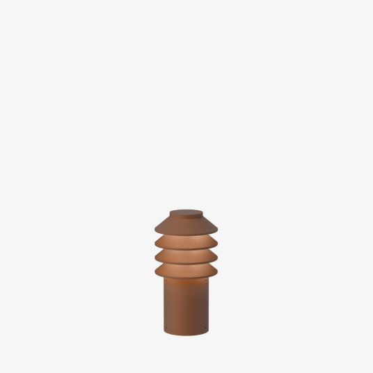 Louis Poulsen Bysted Garden fotplate u/adapter kort - Corten / 3000 Kelvin