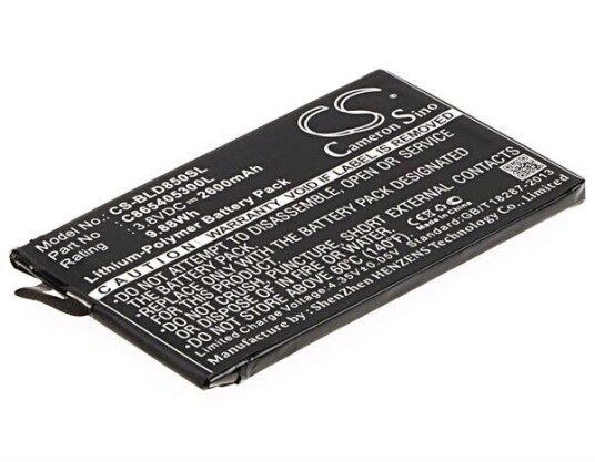 Blu D850Q batteri (2600 mAh 3.8 V)