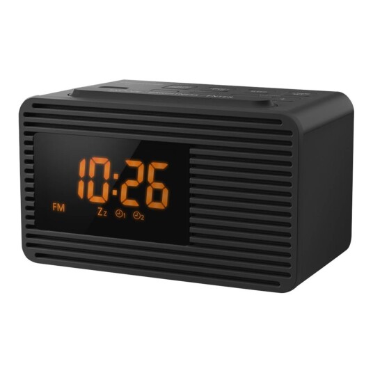 Panasonic Klokkeradio RC-800EG Digital FM i Svart med Snooze Panasonic Klokkeradio RC-800EG Digital FM i Svart med Snooze