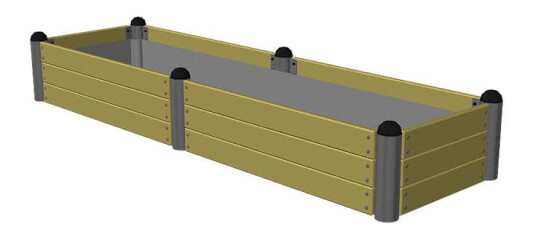 Plantekasse PLUS 80x270 cm