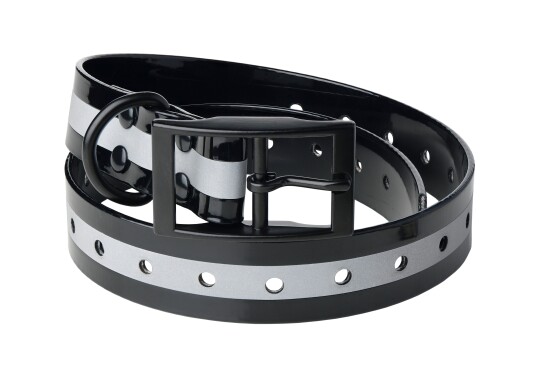 Lafayette Dog Collar Reflective Black Onesize Black