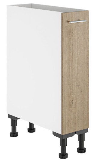 Alterna Vaskerom: Benkeskap B20-60xd60xh72cm M/uttrekk Eik / 20cm