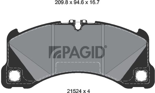 PAGID T2846N Bremseklosser